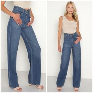 Levi’s high loose jeans lazy day medium wash 25 NWT